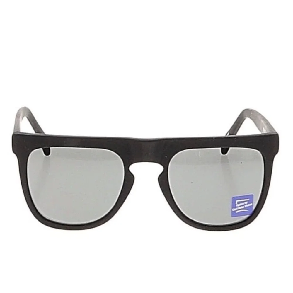 Komono Sunglasses Unisex OS Black New Carl Zeiss Lenses Matte Square Frame